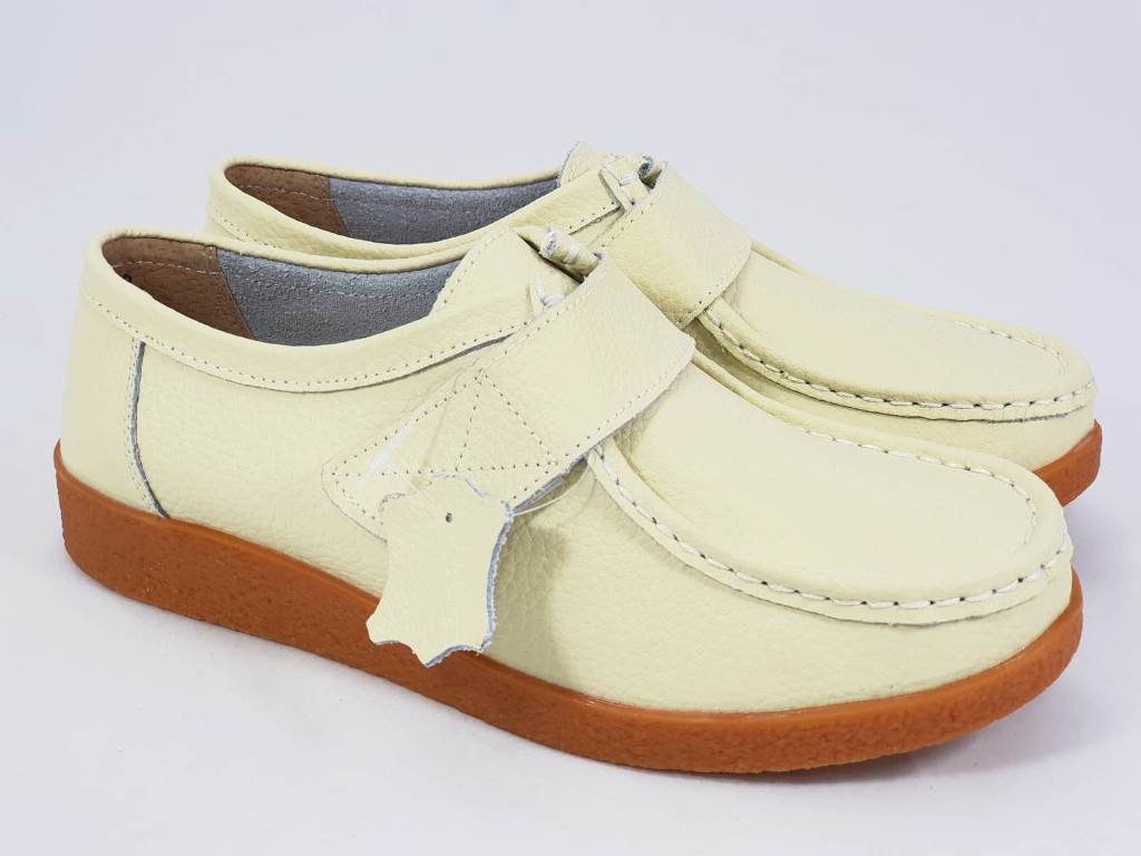 Pantofi dama piele bej Alina biashoes.ro imagine reduceri